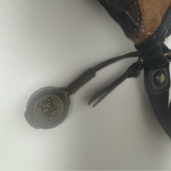 The Sak Iris Leather Snake Print Crossbody Boho Western Shoulder Bag - Picture 7 of 13